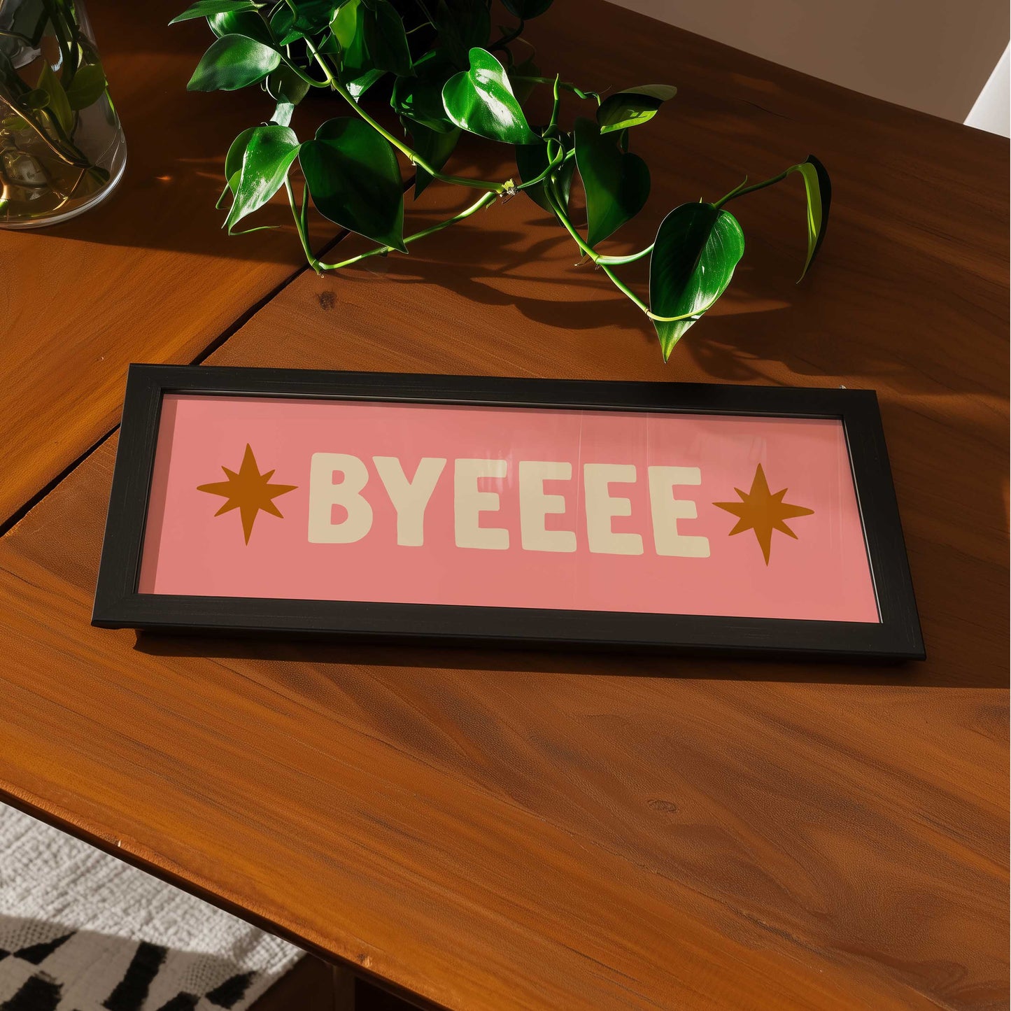 Retro Panoramic Front Door Sign