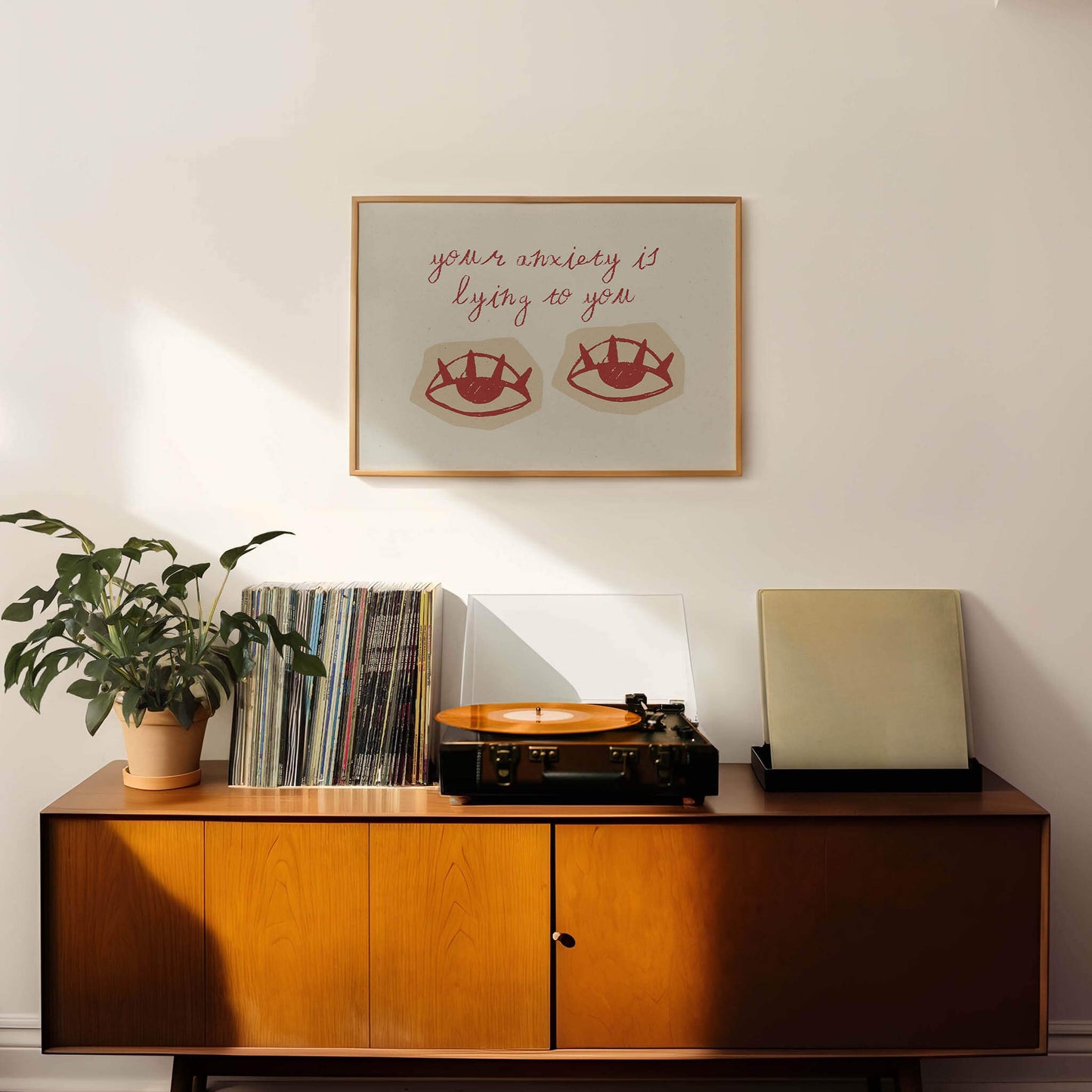Quirky Anxiety Wall Art Print