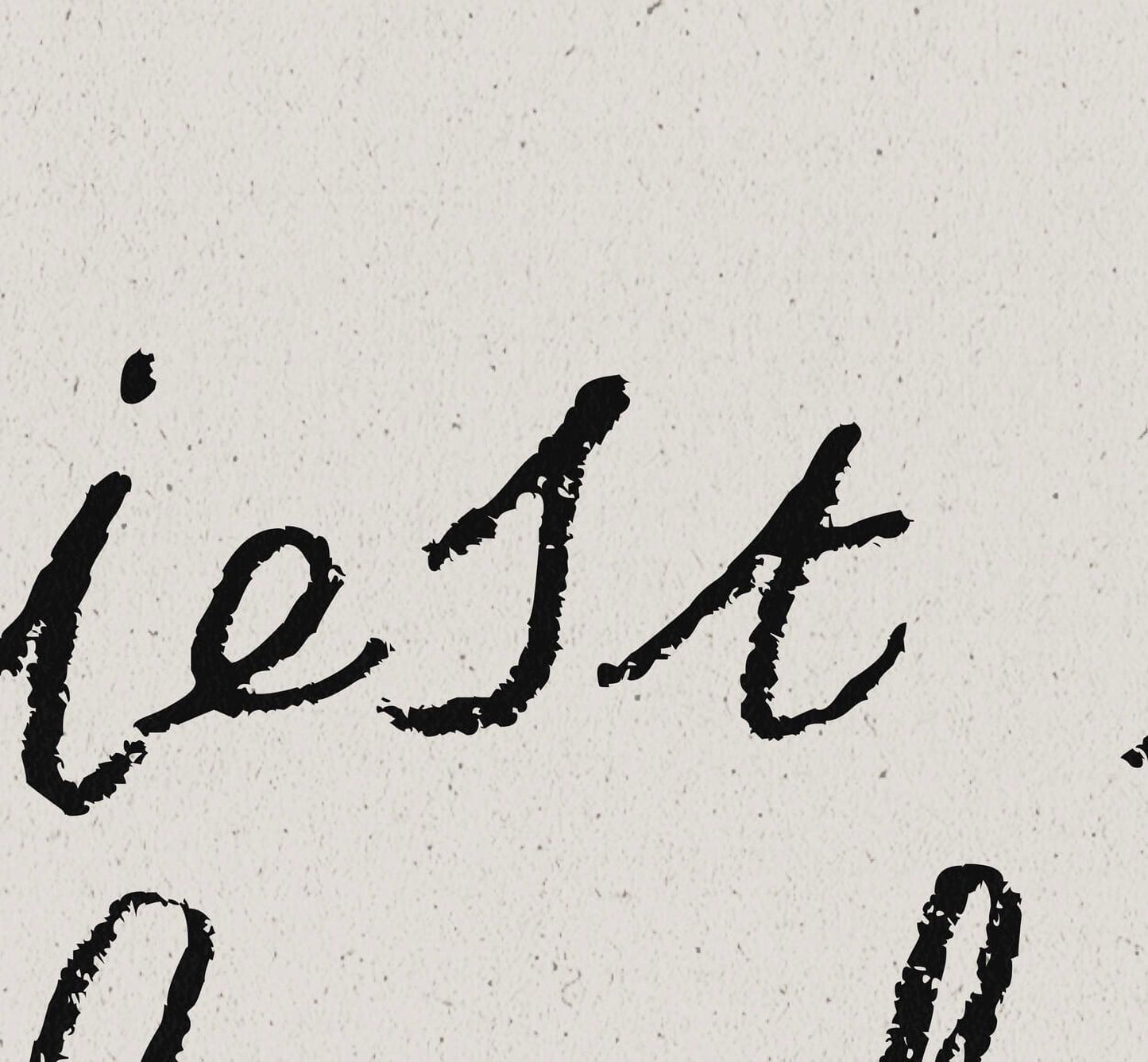 the text "tie it" in a handwritten style, with the word "tie" being larger than the rest of the text.