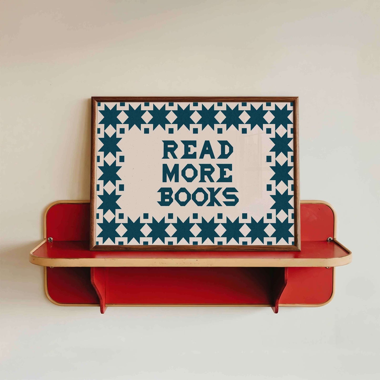 Read More Books Boho Wall Art Print