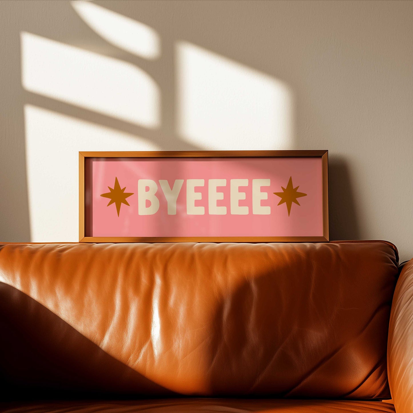Retro Panoramic Front Door Sign