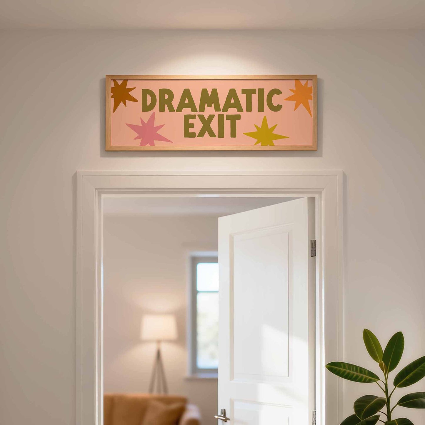 Panoramic Dramatic Exit Door Art