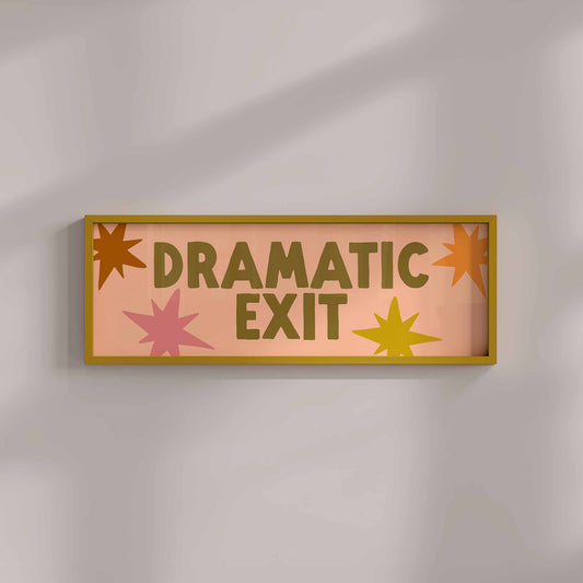 Panoramic Dramatic Exit Door Art