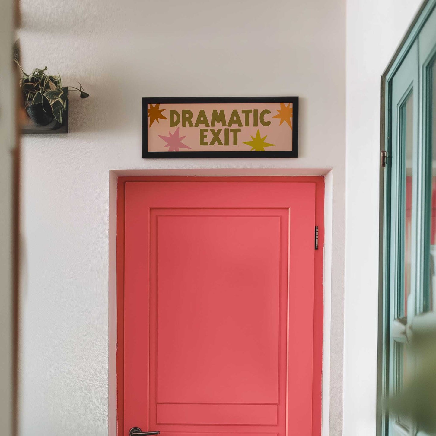 Panoramic Dramatic Exit Door Art