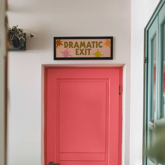 Panoramic Dramatic Exit Door Art