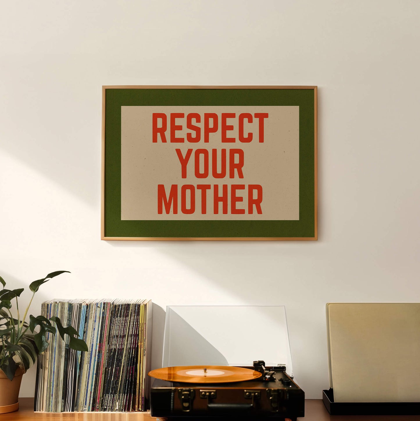 Respect Your Mother Retro Print