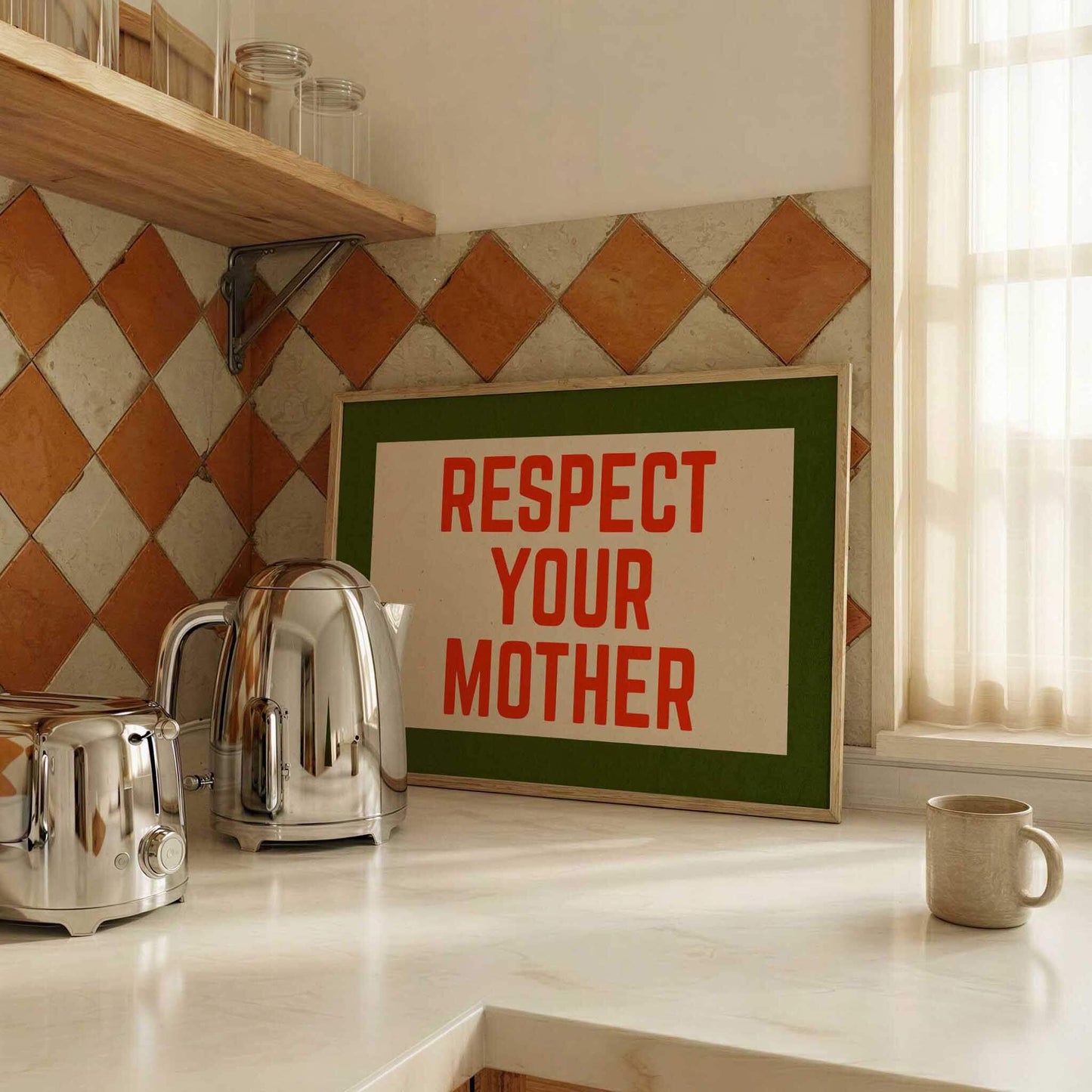 Respect Your Mother Retro Print