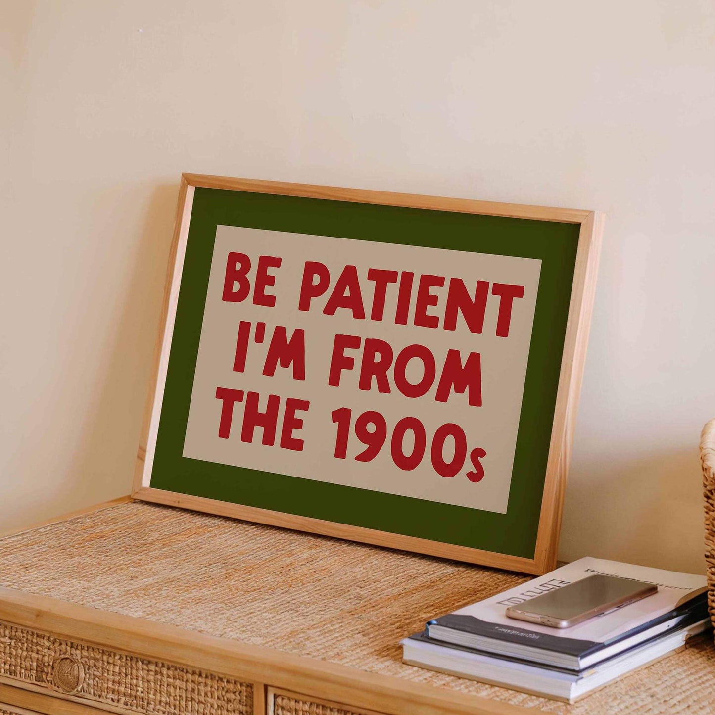 Funny 1900s Art Print